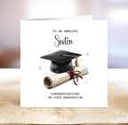 Graduation Card Cap & Scroll