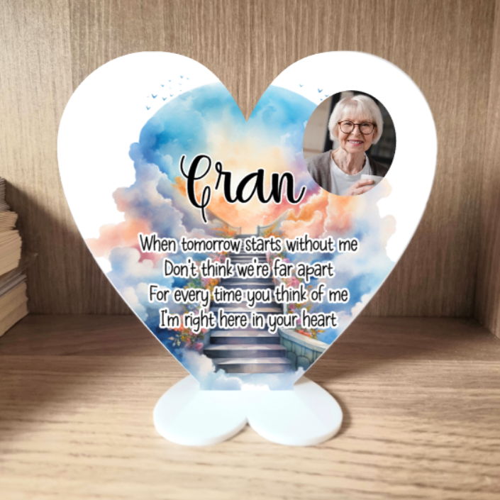 Memorial Heart Plaque