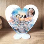 Memorial Heart Plaque