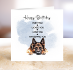 Dog Lover Birthday Card - Choose Your Breed