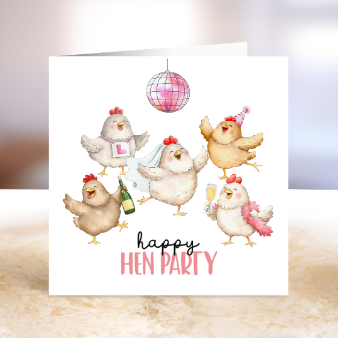 Hen Party Celebration Card