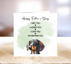 Funny Personalised Father’s Day Card From Your Dog – Custom Dog Dad Card