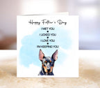 Funny Personalised Father’s Day Card From Your Dog – Custom Dog Dad Card
