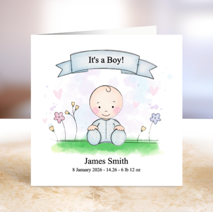 Congratulations - It's A Boy!