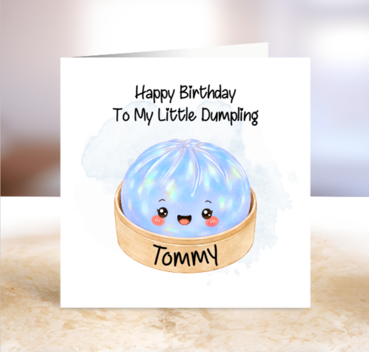 Little Dumpling Birthday Card