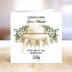 Welcome Little One - New Baby Keepsake Card