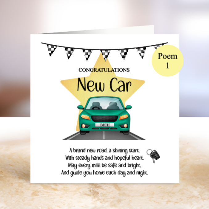 New Car Card