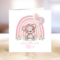 Welcome to the World Bear Card - Birth Details