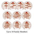 Personalised Family Festive Christmas Card