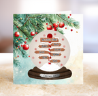 Personalised Family Festive Christmas Card