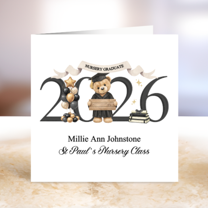 Nursery Graduation 2026 Card