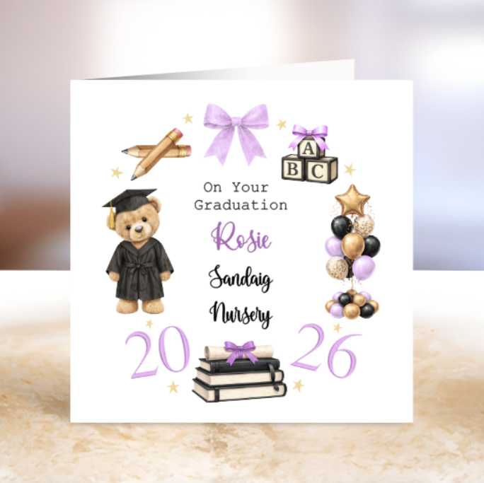 Nursery Graduation Card