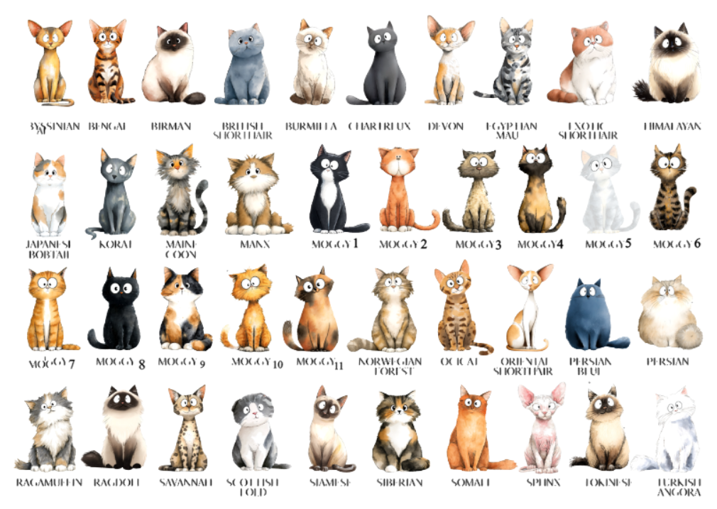 Doodle Cat Bookmark