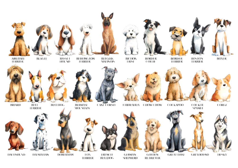 Doodle Dogs Coaster