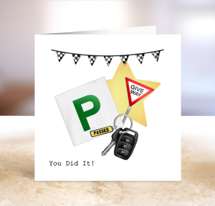 Driving Test Pass Card