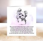Pet Loss Sympathy Card - Personalised Dog Memorial