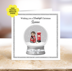 Postman - Postwoman Christmas Card - Personalised