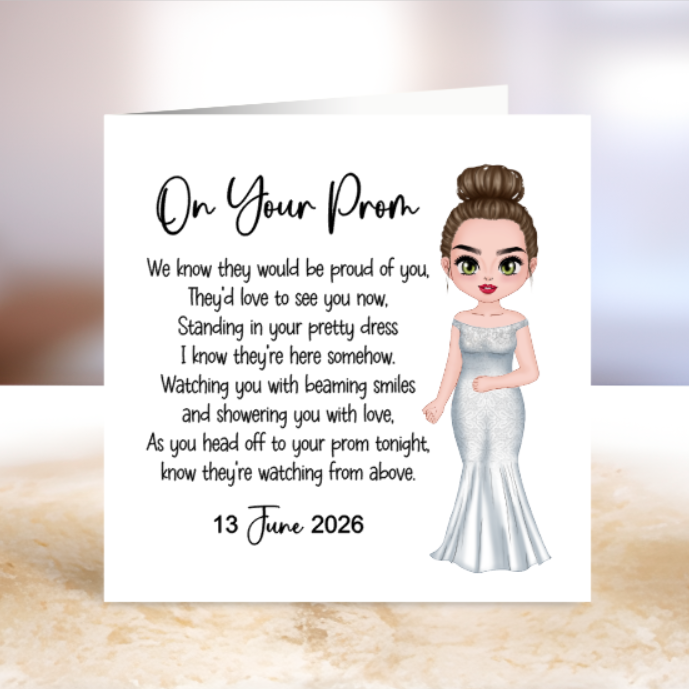 Prom Card from Heaven