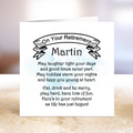 Retirement Poem Card - Personalise