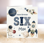 Space Themed Birthday Card