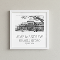 Personalised Wedding Frame - Names, Date & Venue