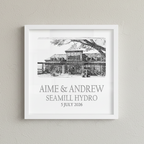 Personalised Wedding Frame - Names, Date & Venue