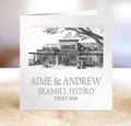 Personalised Wedding Card - Names, Venue, Date