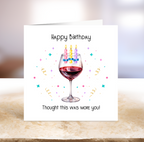 Wine Lover Birthday Card